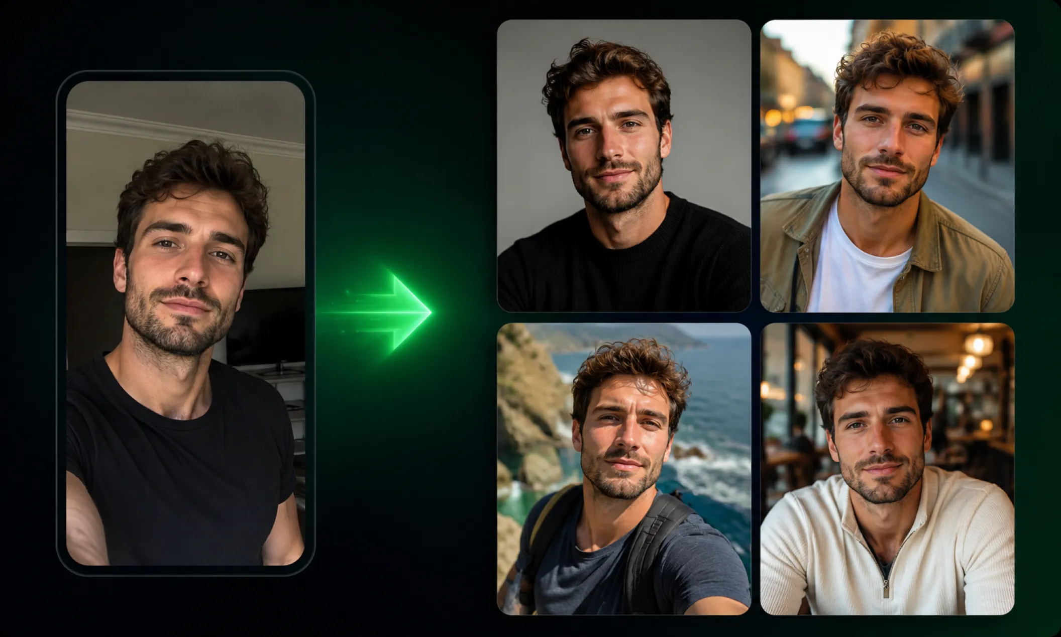 AI Dating Profile Photo Generator
